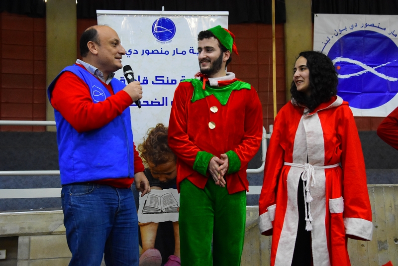 Saint Vincent de paul celebrating Christmas at Jesus & Mary school